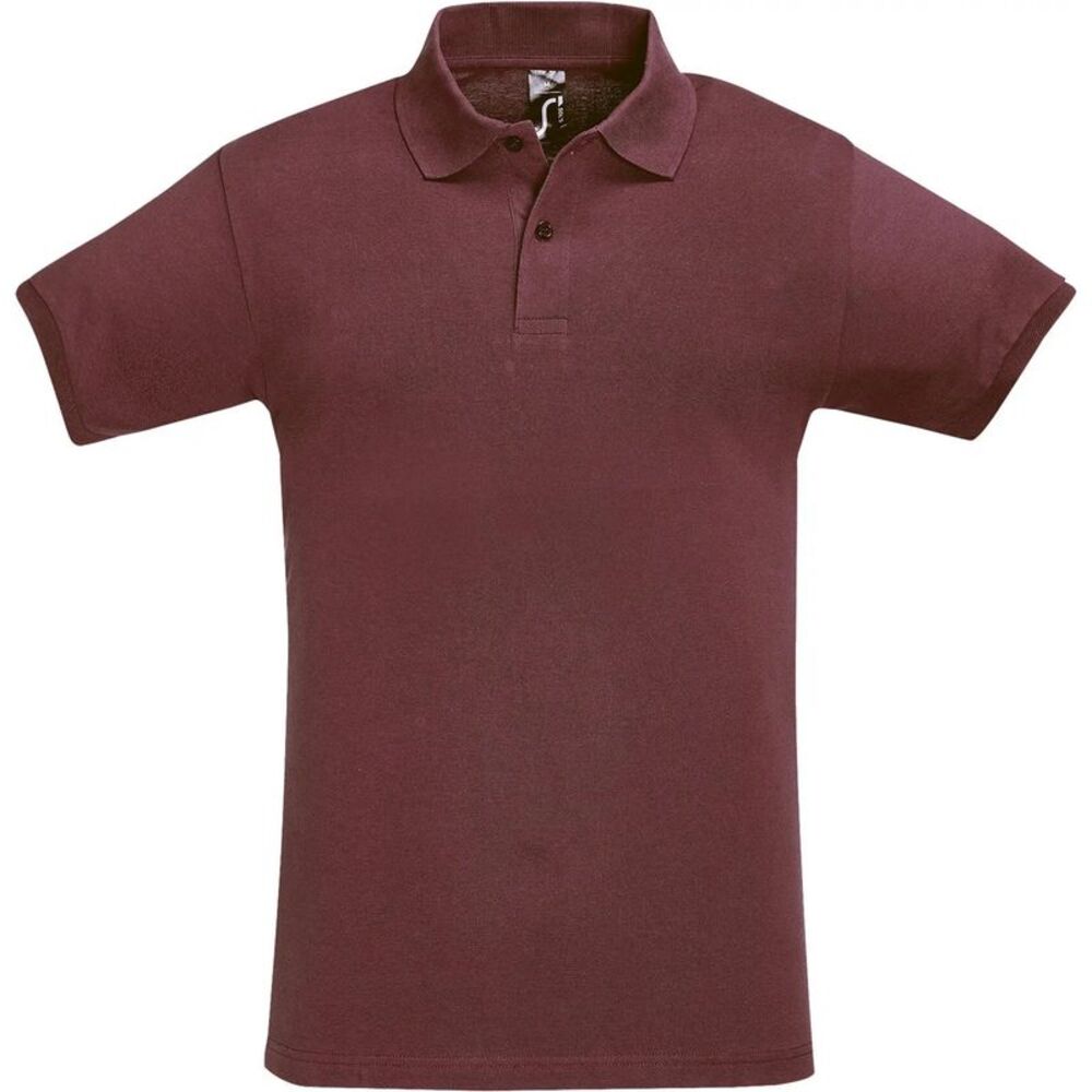 SOLS Mens Perfect Polo Shirt / Burgundy